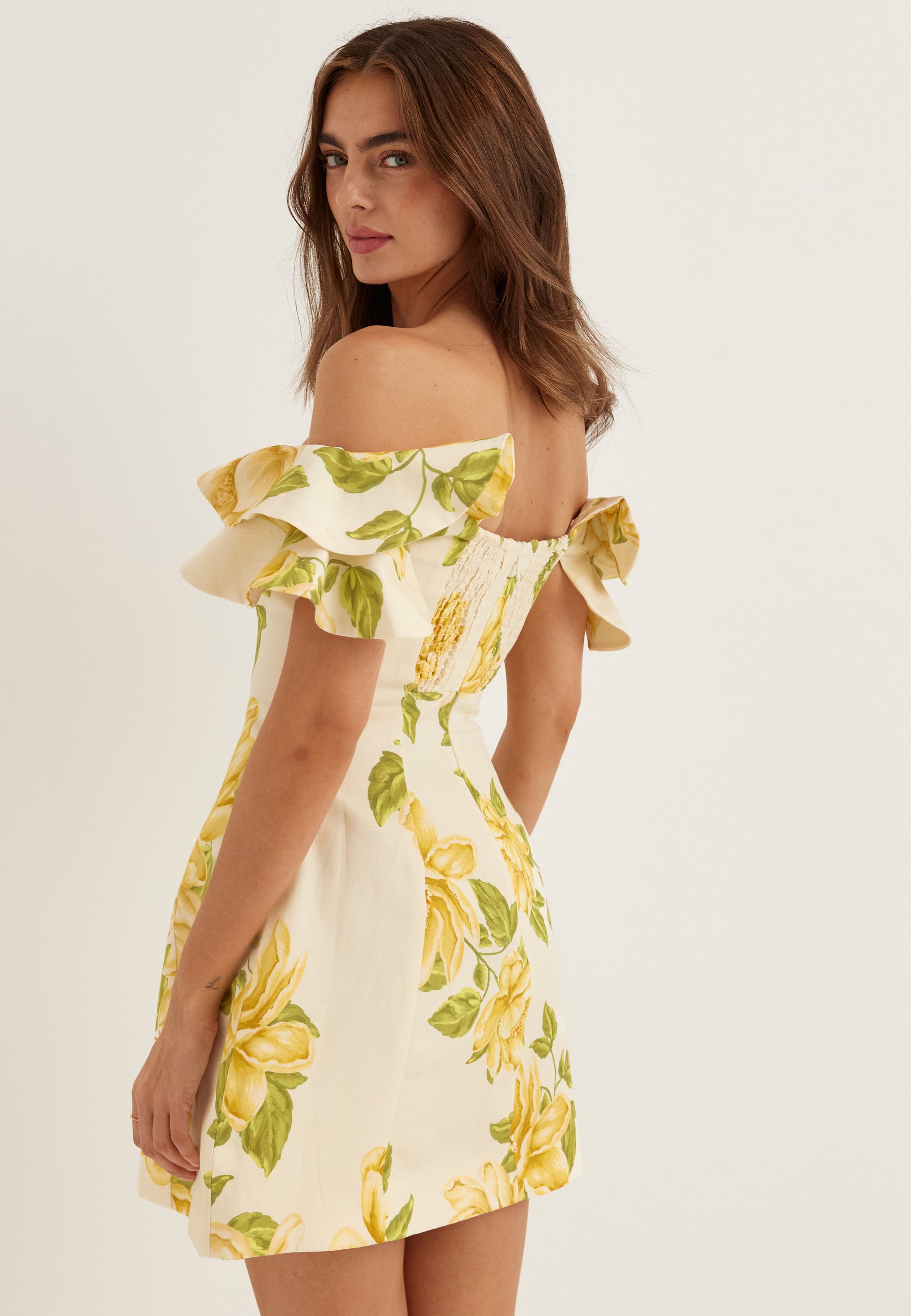 forever new off shoulder dress Forever new – Kenzie Off Shoulder Ruffle Min – Dresses