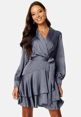 Mikayla Satin Mini Dress