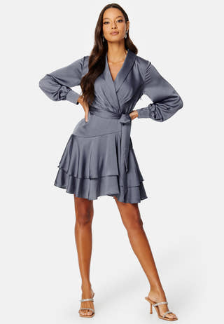 Mikayla Satin Mini Dress