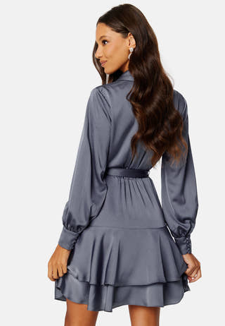 Mikayla Satin Mini Dress