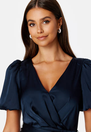 Monica Tiered Satin Mini