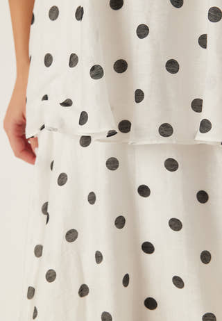 Monroe Tier Halter Midi Dress