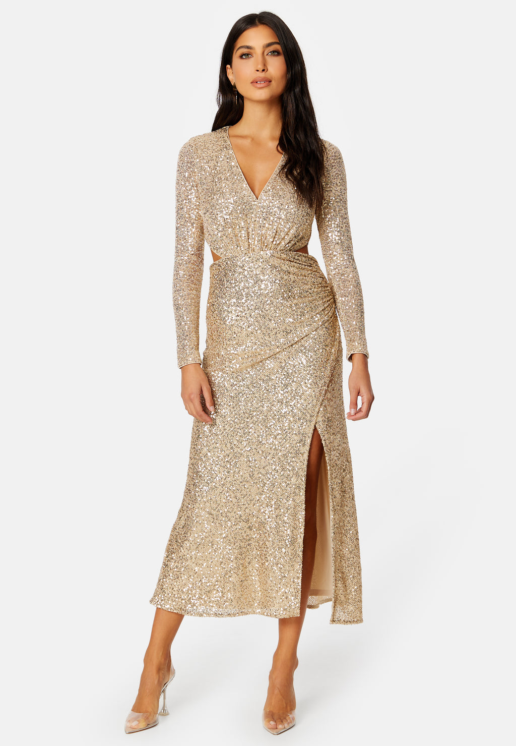 tight white graduation dress Dresses Lip Color main image 1