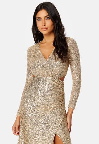 Rylie Sequin Cut Out Dress