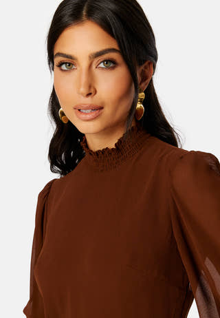 Sasha High Neck Midi Dress