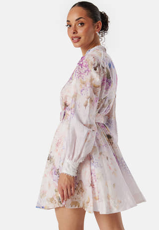 Vienna Trim Detail Skater Dress