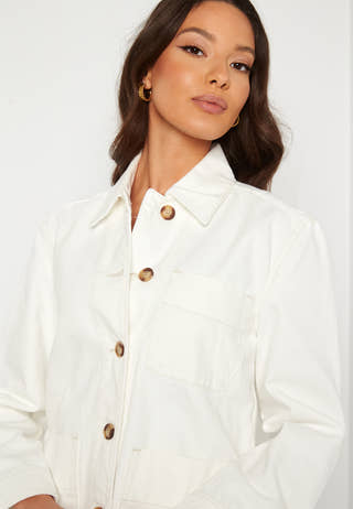 Garment Dyed Shirt Jacket