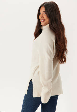 Herringbone Detail Rollneck