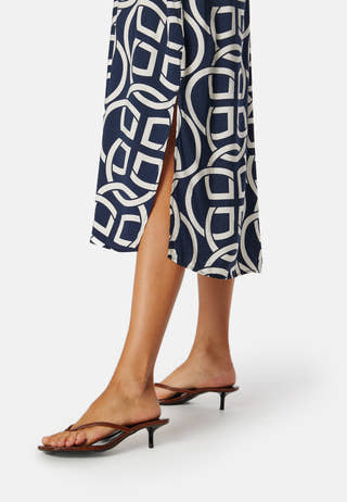 Monogram Print SS Caftan