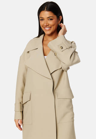 Oversized Fluid Coat