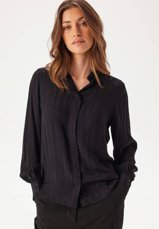 Reg Satin Striped Shirt
