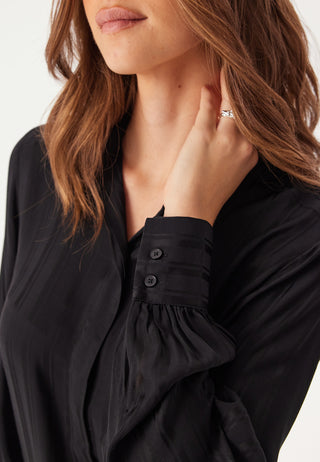 Reg Satin Striped Shirt