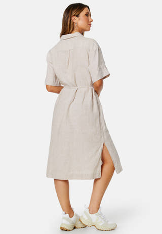 Relaxed Linen Shirt Dress