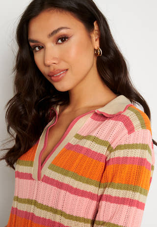 Structured Stripe Rugger