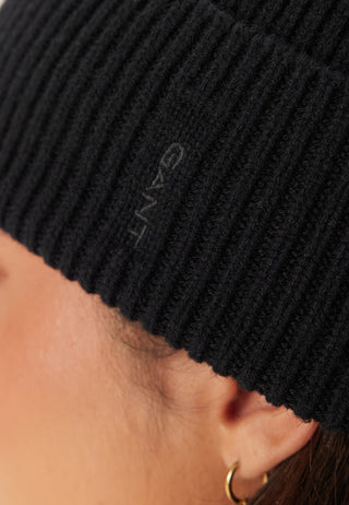 Wool Ribbed Beanie