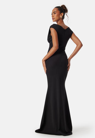 Bardot Pleat Maxi Dress