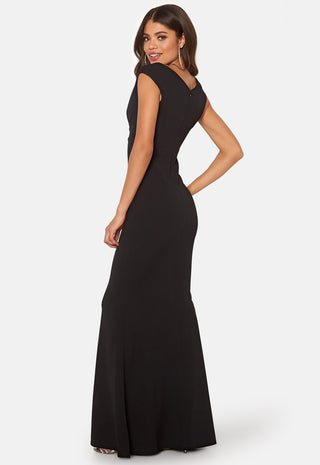 Bardot Pleat Maxi Dress