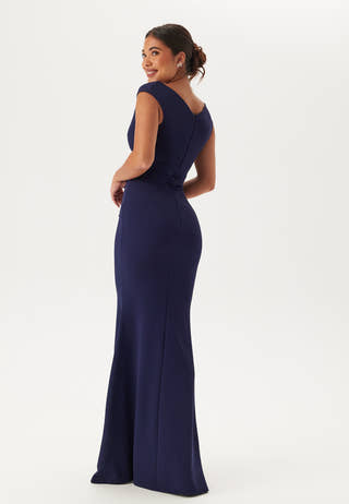 Bardot Pleat Maxi Dress