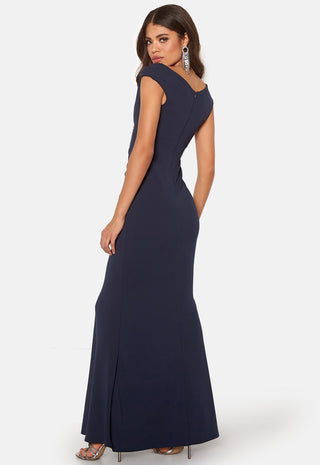 Bardot Pleat Maxi Dress