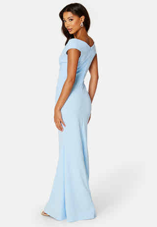 Bardot Pleat Maxi Dress