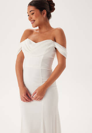 Chiffon Off Shoulder Maxi Dres