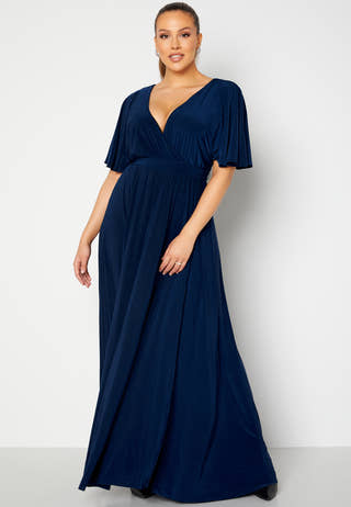 Flutter Sleeve Maxi Dress
