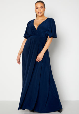 Flutter Sleeve Maxi Dress