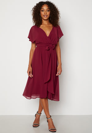 Flutter Chiffon Midikjole