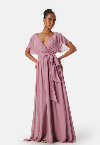 Flutter Chiffon Maxi Dress