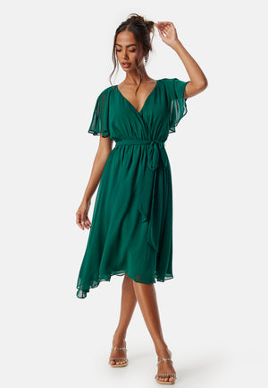 Flutter Chiffon Midikjole