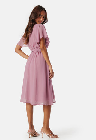 Flutter Chiffon Midikjole