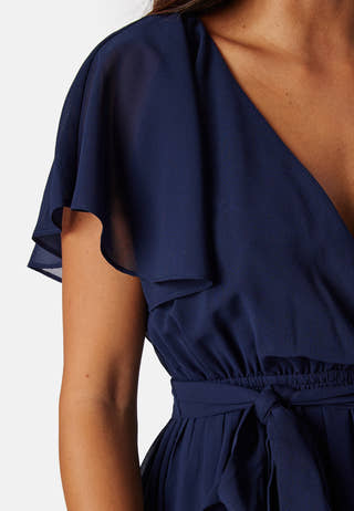 Flutter Chiffon Midi Dress