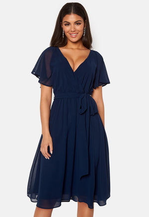 Flutter Chiffon Midikjole