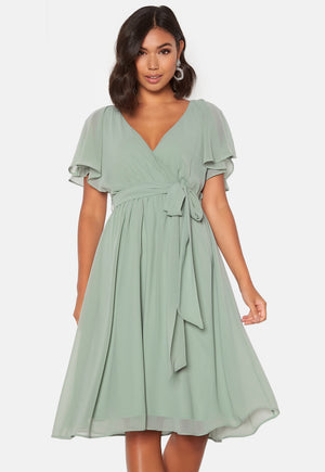 Flutter Chiffon Midikjole