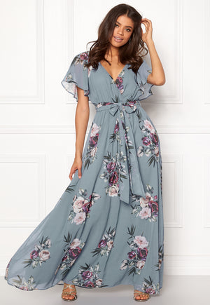 Flutter Floral Maxi Kjole