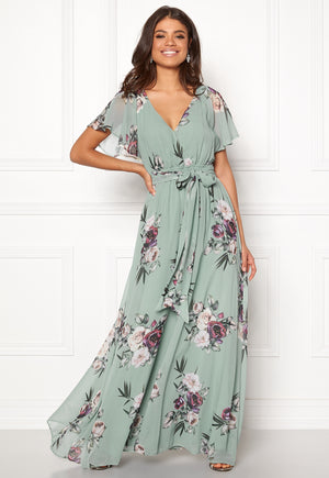 Flutter Floral Maxi Kjole