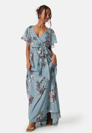 Flutter Floral Maxi Kjole