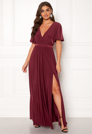 Flutter Sleeve Maxi Dress
