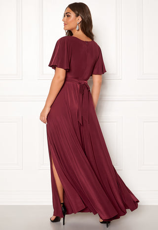 Flutter Sleeve Maxi Dress