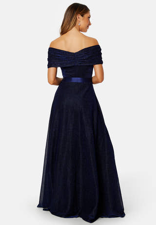 Glitter Bardot Maxi Dress