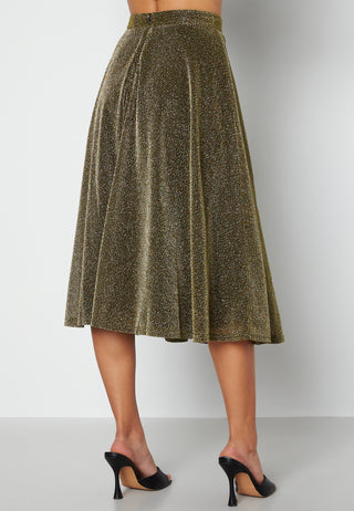 Glitter Midi Skirt