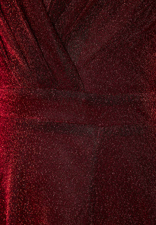 Glitter Wrap Maxi Dress