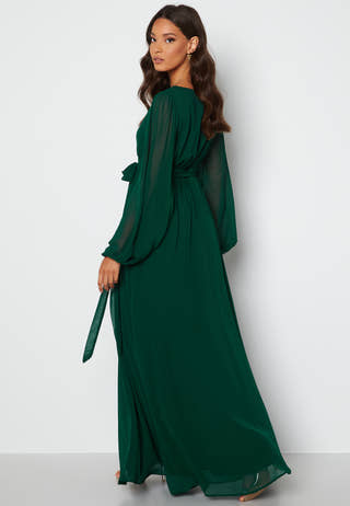 Long Sleeve Chiffon Dress