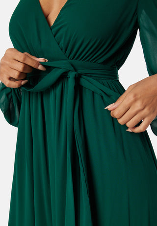 Long Sleeve Chiffon Dress