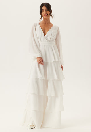 Long Sleeve Tiered Maxi Dress