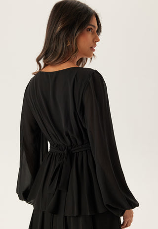 Long Sleeve Tiered Maxi Dress