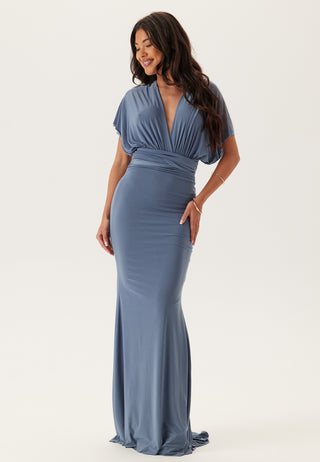 Multi Tie Fishtail Maxi Kjole