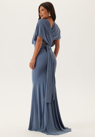 Multi Tie Fishtail Maxi Kjole
