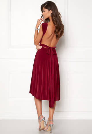 Multi Tie Midi Dress