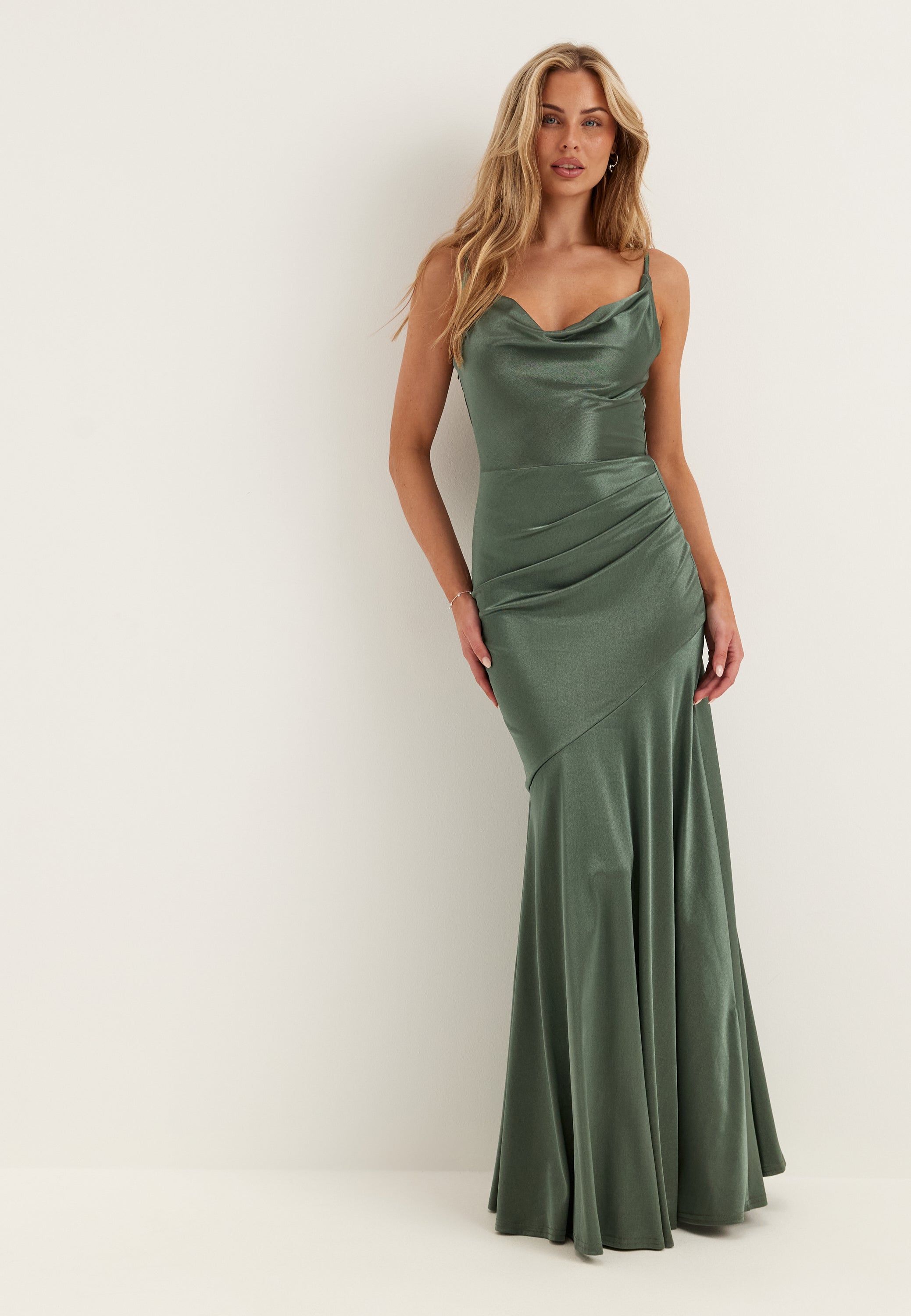 sachin and babi light blue dress Rae Off Shoulder Maxi Dress